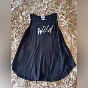 WILD Black Tank Top, women/juniors, size M, 100% Rayon, excellent used condition